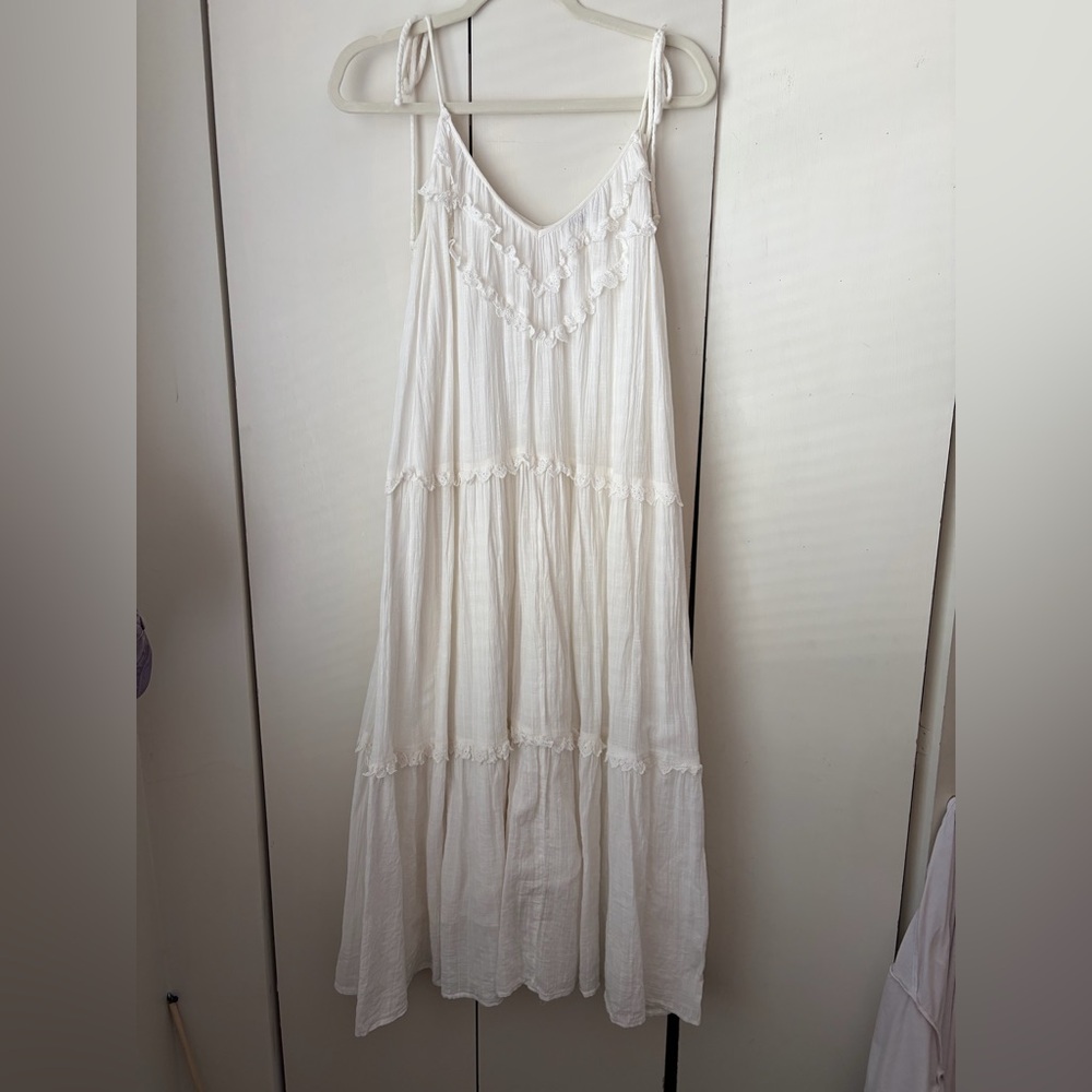 Zara White Maxi Dress - Picture 3 of 5